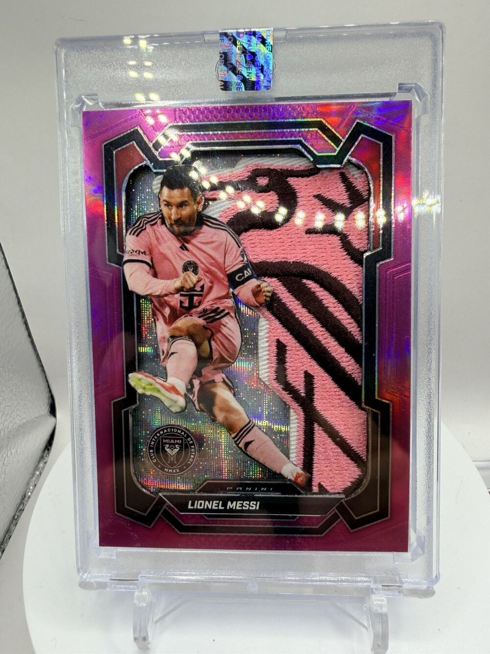 Art Card Lionel Messi With Inter Miami Patch Made By Mayflower Custom Cards